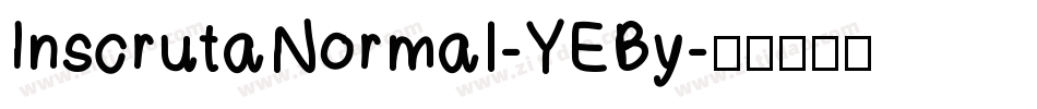 InscrutaNormal-YEBy字体转换