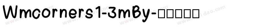 Wmcorners1-3mBy字体转换