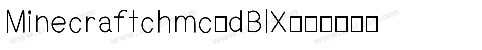 Minecraftchmc-dBlX字体转换