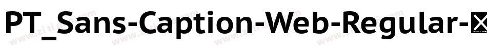PT_Sans-Caption-Web-Regular字体转换