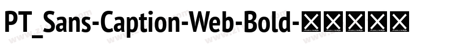 PT_Sans-Caption-Web-Bold字体转换