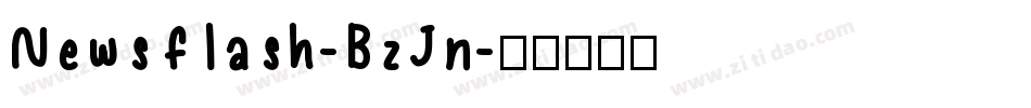 Newsflash-BzJn字体转换