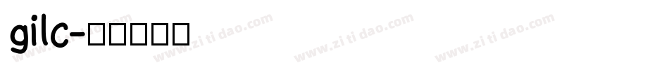 gilc字体转换