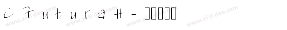 CFuturaH字体转换