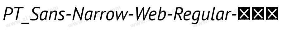 PT_Sans-Narrow-Web-Regular字体转换