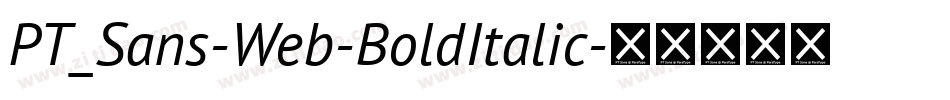 PT_Sans-Web-BoldItalic字体转换