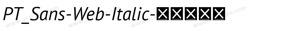 PT_Sans-Web-Italic字体转换