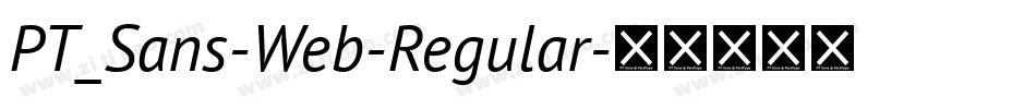 PT_Sans-Web-Regular字体转换