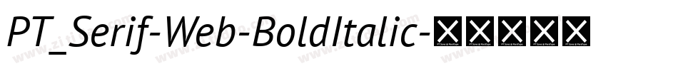 PT_Serif-Web-BoldItalic字体转换