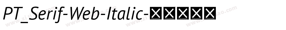 PT_Serif-Web-Italic字体转换