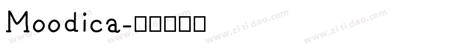 Moodica字体转换