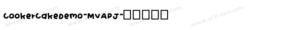 CookerCakeDemo-MVAPJ字体转换