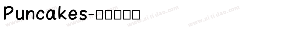 Puncakes字体转换