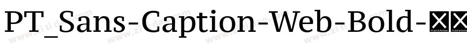 PT_Sans-Caption-Web-Bold字体转换