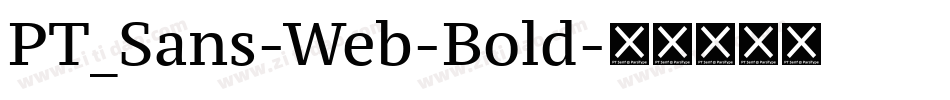 PT_Sans-Web-Bold字体转换