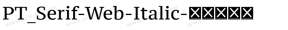 PT_Serif-Web-Italic字体转换