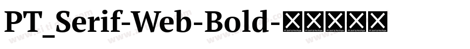 PT_Serif-Web-Bold字体转换