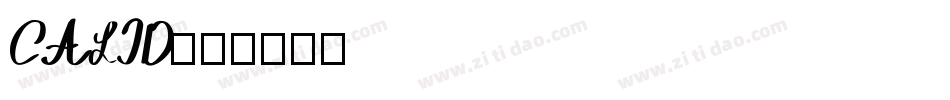 CALID字体转换