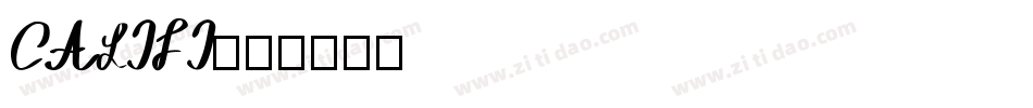 CALIFI字体转换