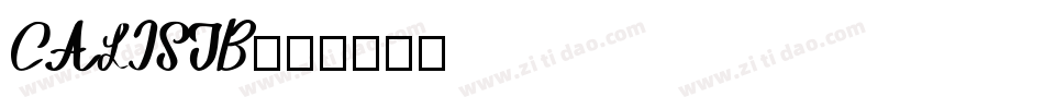 CALISTB字体转换