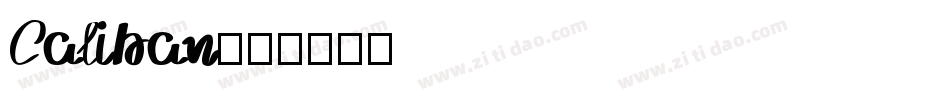 Caliban字体转换