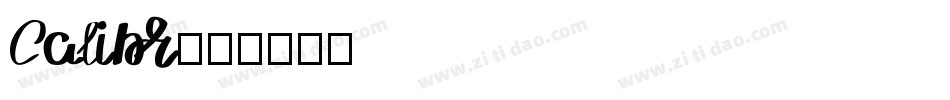 Calibr字体转换