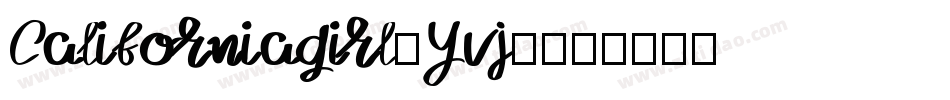 Californiagirl-Yvj8字体转换