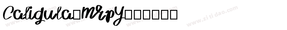 Caligula-MrpY字体转换
