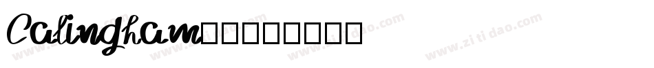 Calingham-2字体转换