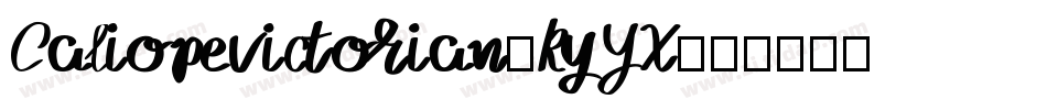 Caliopevictorian-KyYX字体转换