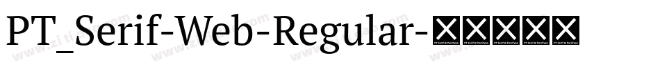 PT_Serif-Web-Regular字体转换