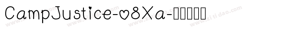 CampJustice-o8Xa字体转换