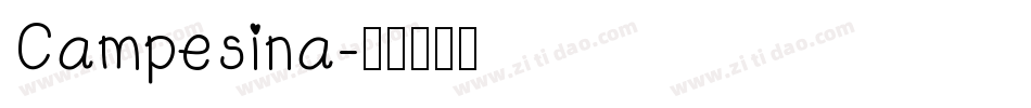 Campesina字体转换