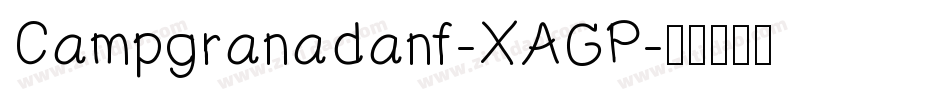 Campgranadanf-XAGP字体转换