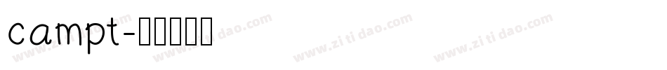 campt字体转换