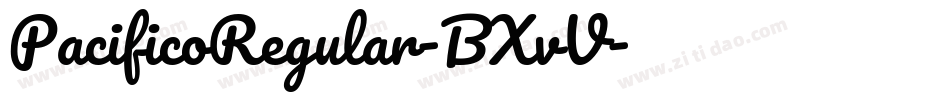 PacificoRegular-BXvV字体转换