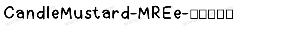 CandleMustard-MREe字体转换