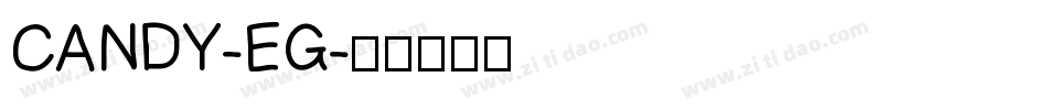 CANDY-EG字体转换