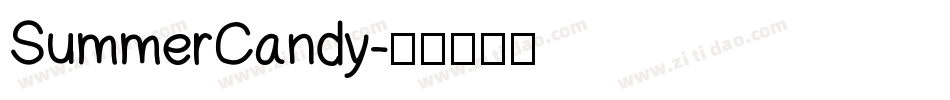SummerCandy字体转换