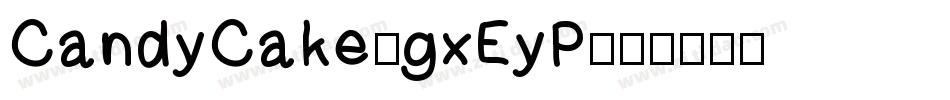 CandyCake-gxEyP字体转换