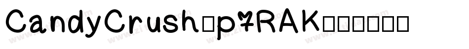 CandyCrush-p7RAK字体转换