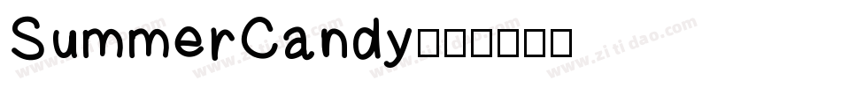SummerCandy字体转换