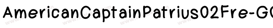 AmericanCaptainPatrius02Fre-G06G字体转换
