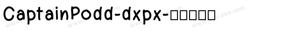CaptainPodd-dxpx字体转换