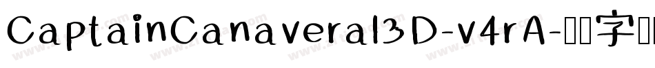 CaptainCanaveral3D-v4rA字体转换