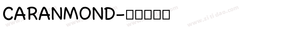CARANMOND字体转换