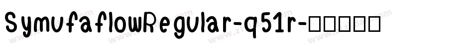 SymufaflowRegular-q51r字体转换
