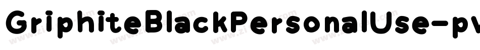 GriphiteBlackPersonalUse-pv61字体转换