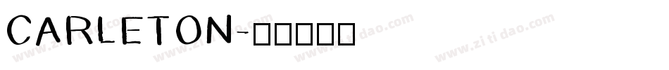 CARLETON字体转换