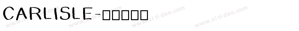 CARLISLE字体转换